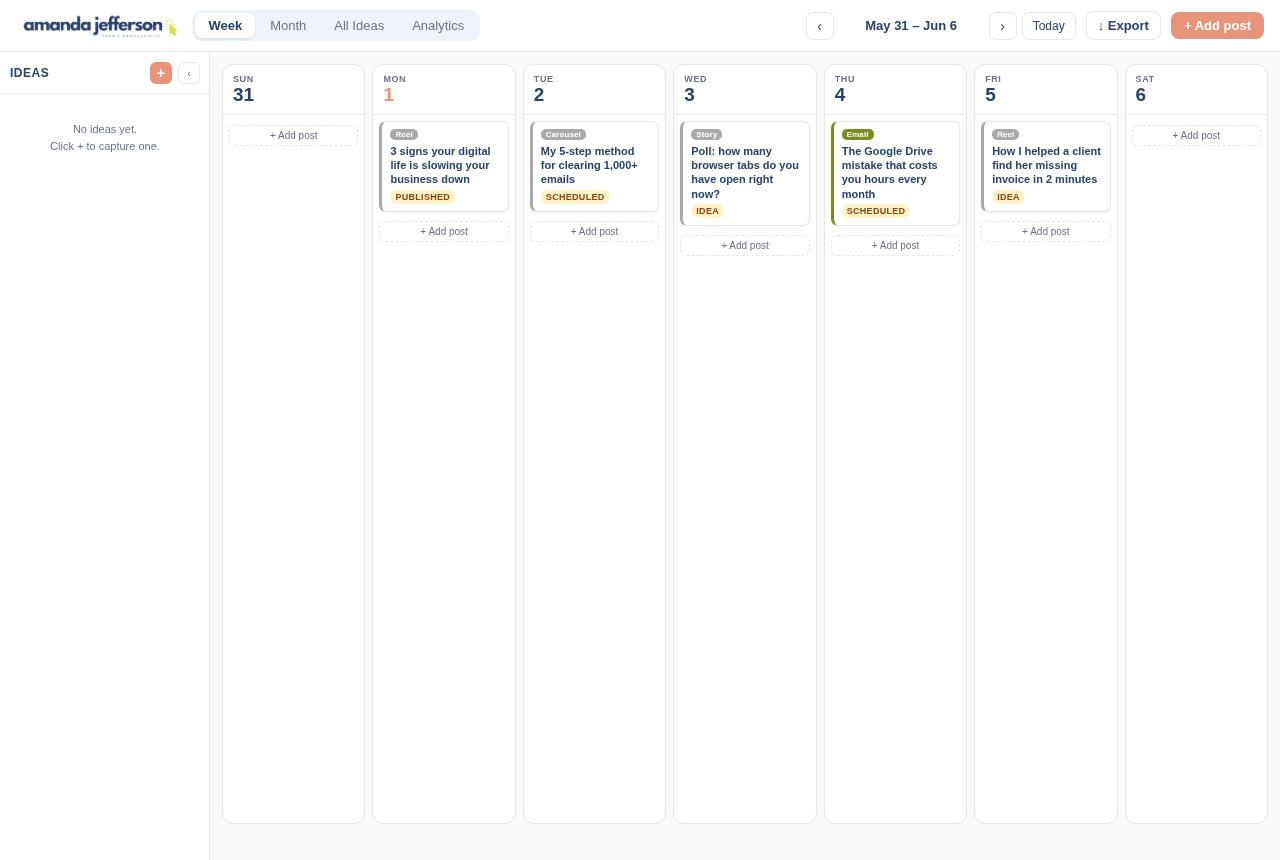 Easy Content Planner preview
